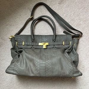 TJ Maxx | Gray Large Handbag with shoulder strap